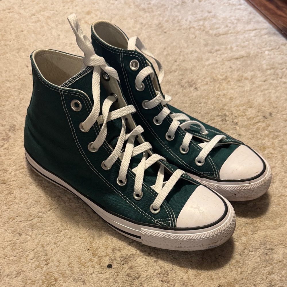Converse Men's Dark Green High-Tops